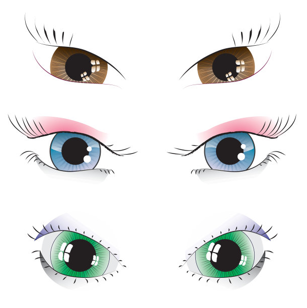 一副画眼睛图片下载