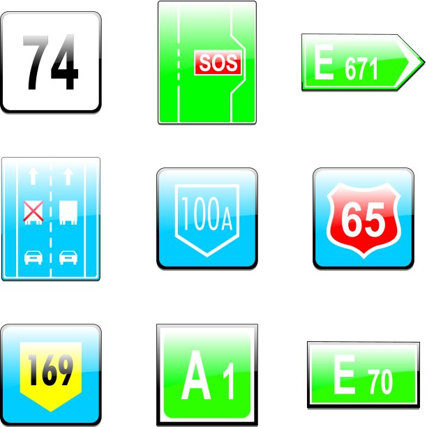 欧洲的路标图片下载