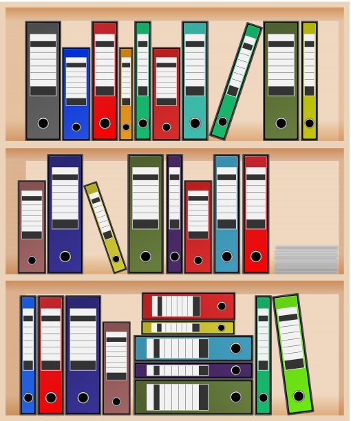 办公室书架上图片下载