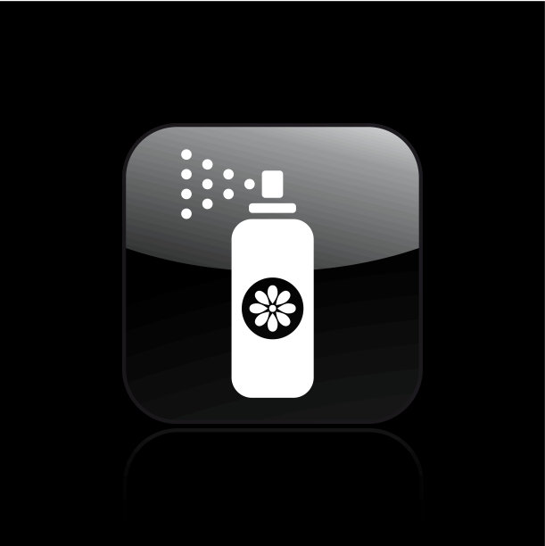 矢量插图的单一喷雾图标图片下载