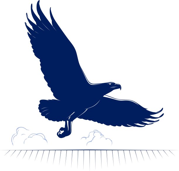 卡通鹰飞图片下载
