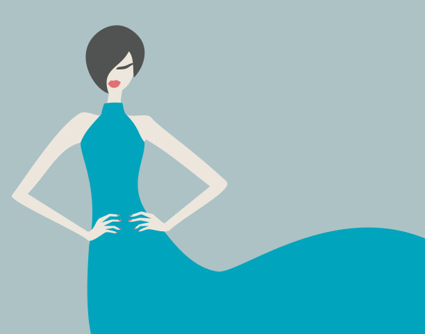 复古时装模特图片下载