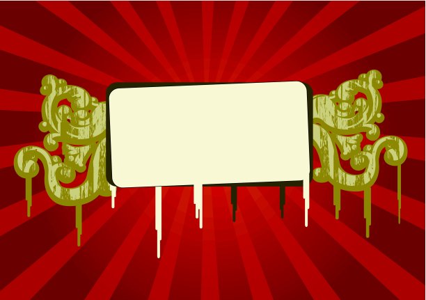 向量垃圾花架图片下载