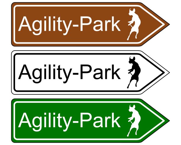 标志敏捷公园，为狗图片下载