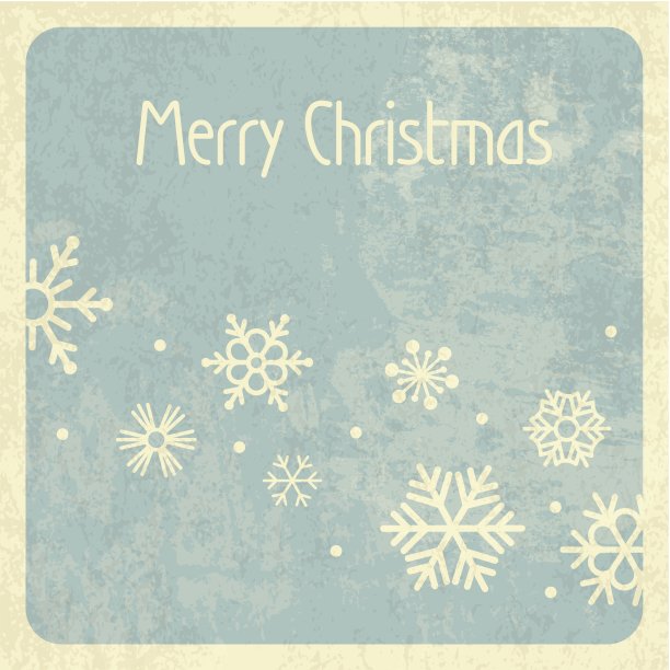 圣诞快乐复古设计图片下载