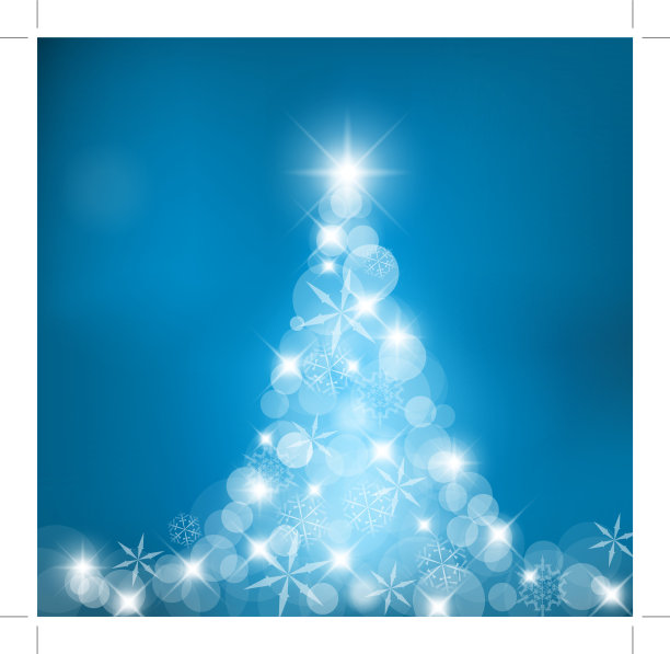 抽象的圣诞树图片下载