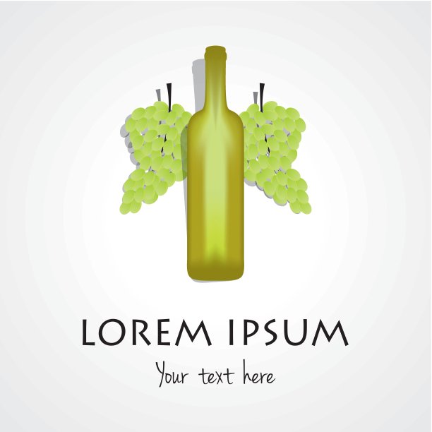 创意白酒标志模板图片下载