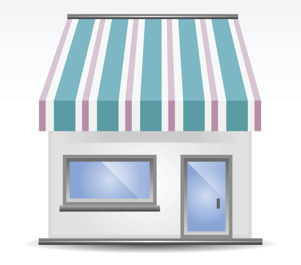 店面遮阳篷图片下载