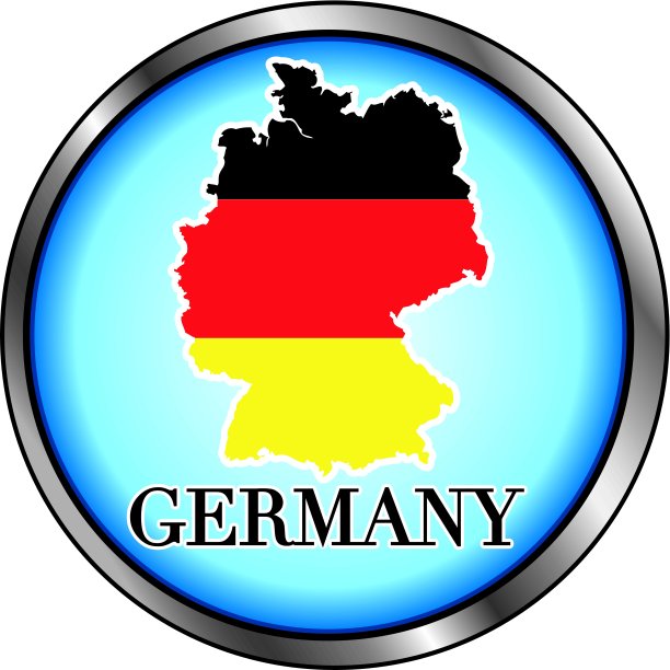 德国圆形按钮图片下载
