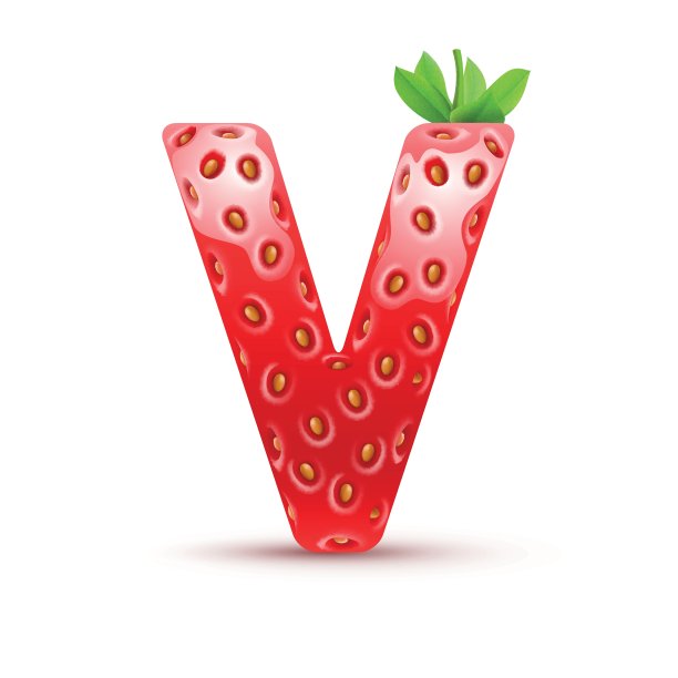 美味的字母图片下载