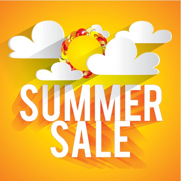 夏季销售背景图片下载
