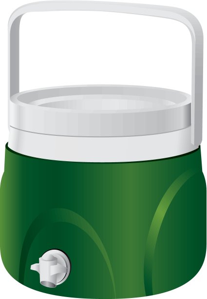 带水龙头的塑料热水瓶图片下载