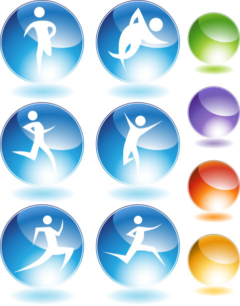 跑步杆水晶套装图片下载