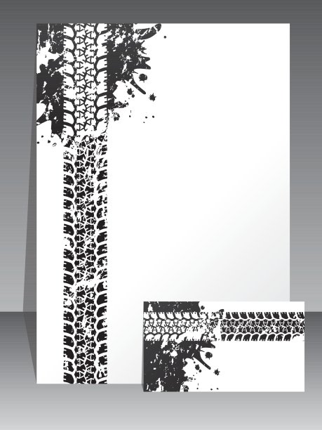 垃圾公司宣传册和名片图片下载