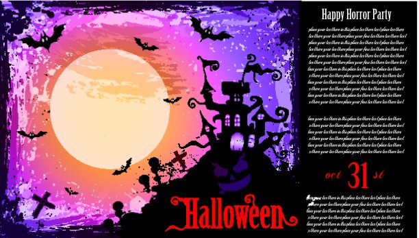 暗示性万圣节派对传单的娱乐活动图片下载