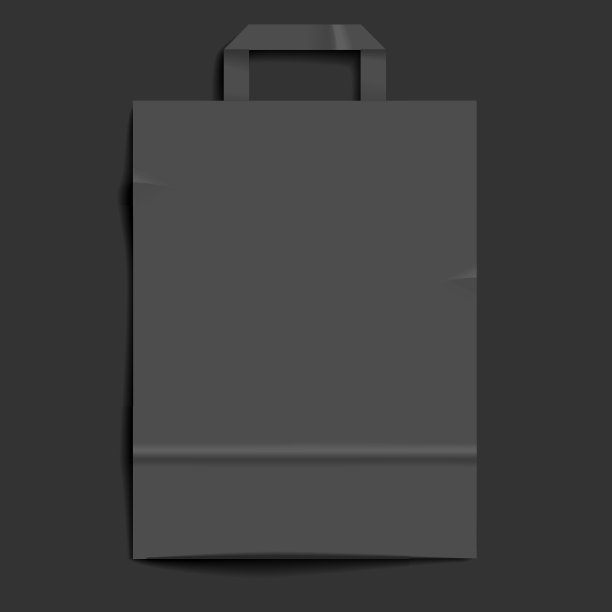 深灰色纸袋背景图片下载