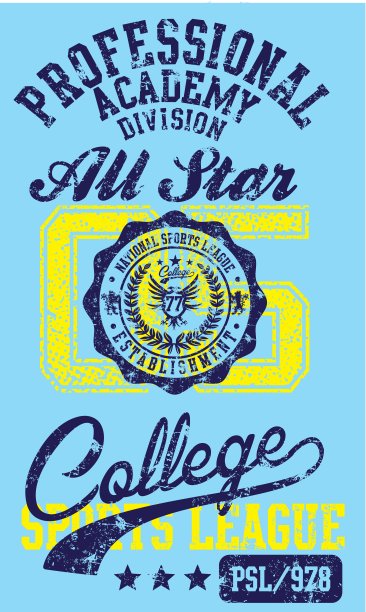 美国大学体育矢量艺术图片下载