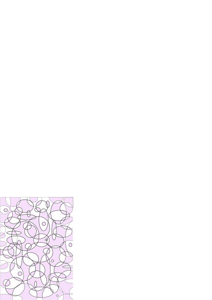 背景由各种浅紫色的圆和椭圆线条构成，粗细不一图片下载