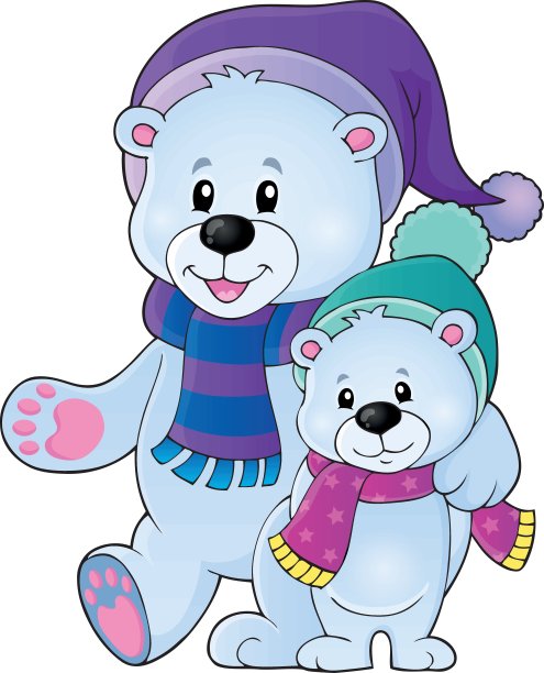 北极熊主题形象1图片下载