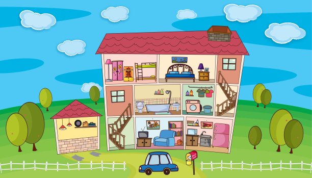 在一个房子图片下载