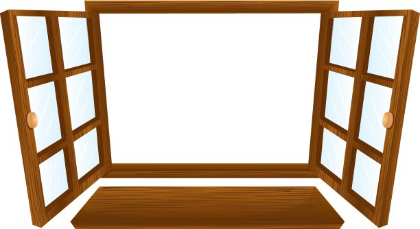 敞开的窗户图片下载