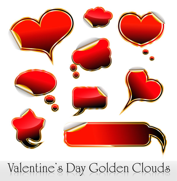 心与云贴纸图片下载