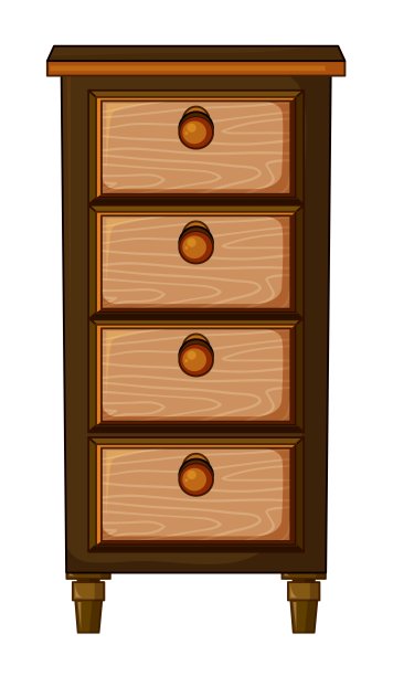 带抽屉的边桌图片下载