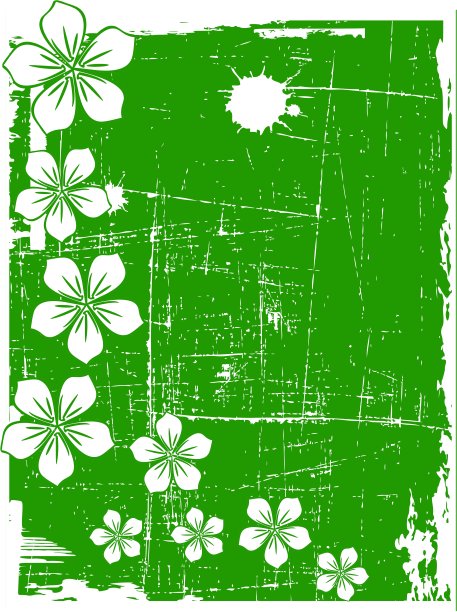 绿色矢量垃圾背景图片下载