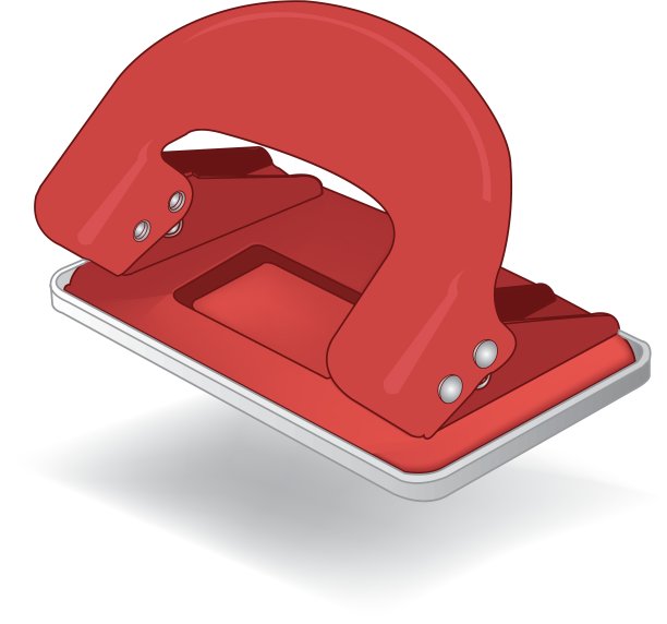 纸打孔向量图片下载