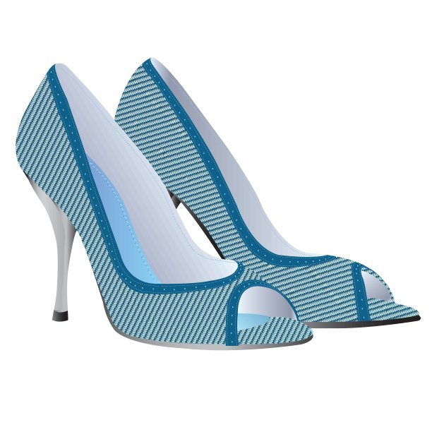 高跟鞋鞋向量图片下载