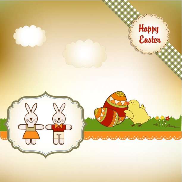 复活节贺卡图片下载