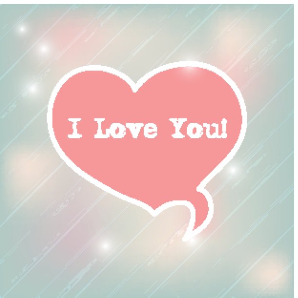 美丽的问候复古情人节贺卡与粉红色的心。图片下载