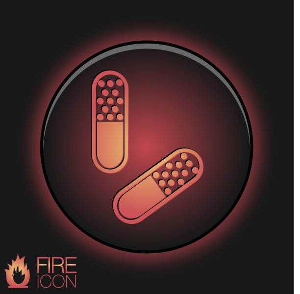 药丸平板电脑。象征着医学和健康。图标药丸和药片。图片下载