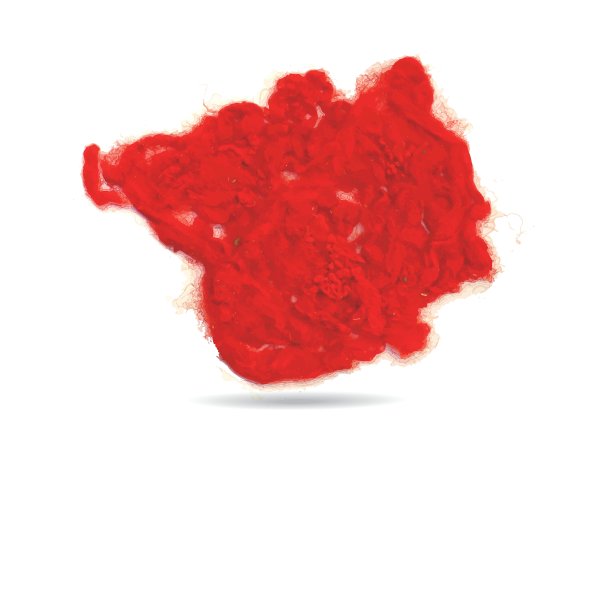 摘要鲜红横幅。羊绒里的言语泡泡。矢量插图为web背景，传单。图片下载