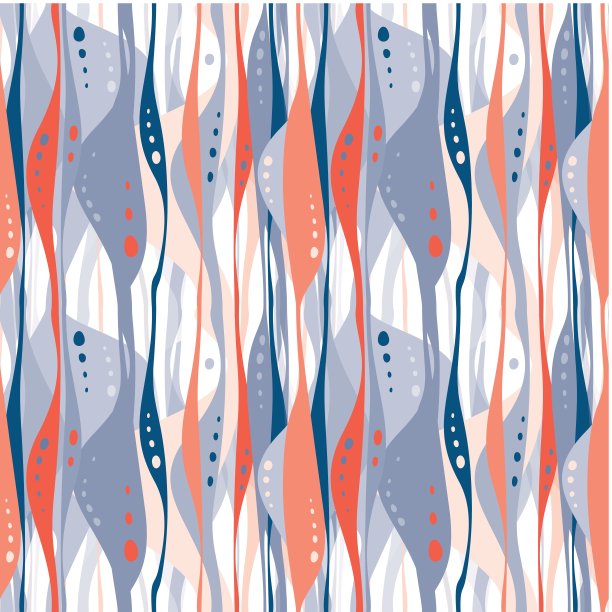 几何彩色墙纸与垂直虚线缎带，条状图片下载