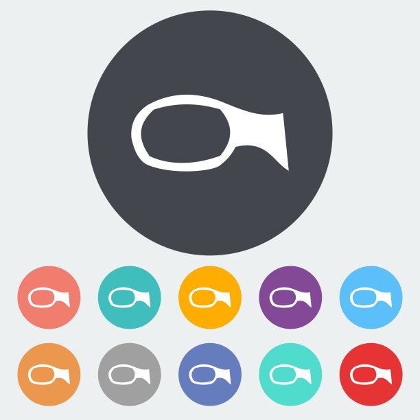 镜子单个图标。图片下载