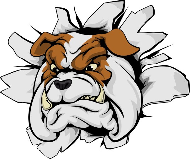 斗牛犬突破图片下载