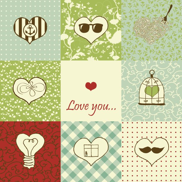 时髦的九颗心图片下载