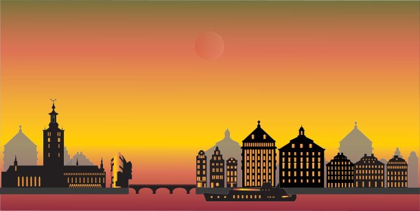 斯德哥尔摩天际线图片下载