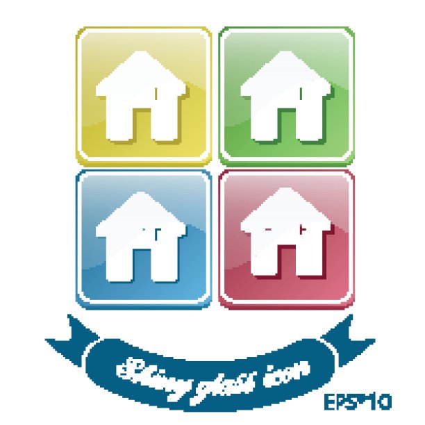 房子图标。家签图片下载