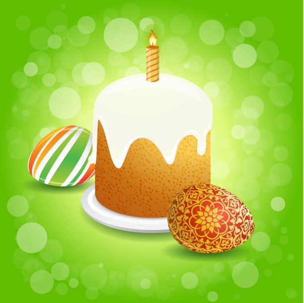 复活节蛋糕图片下载