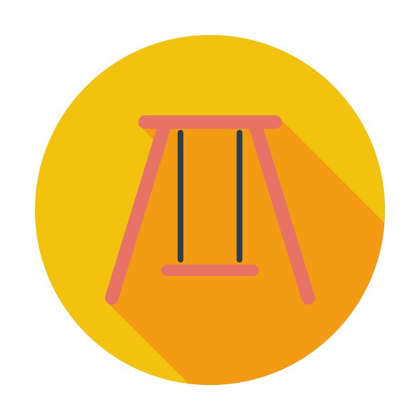 摇摆。单一平面图标。图片下载