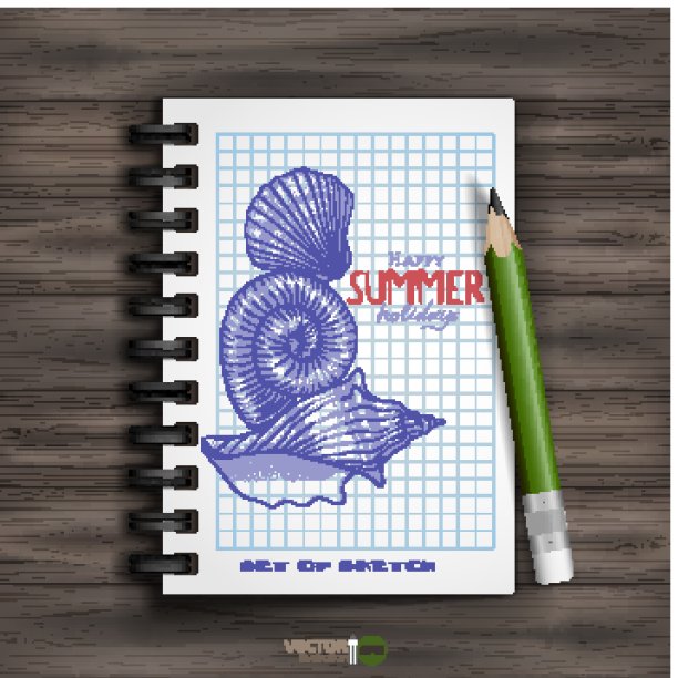 一套手绘各种元素图片下载