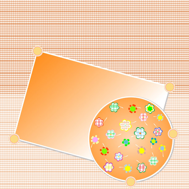 优雅的复古空框花卉背景图片下载