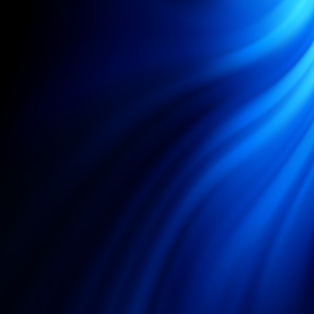 抽象色彩丰富的亮蓝色波浪。EPS 8图片下载