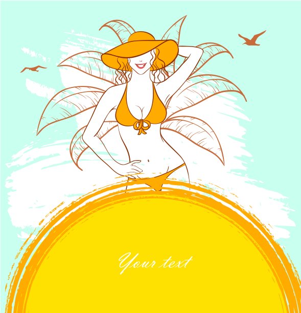 夏天的女人图片下载