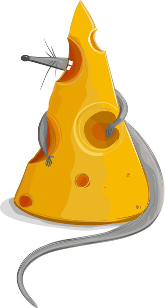 奶酪和鼠标图片下载