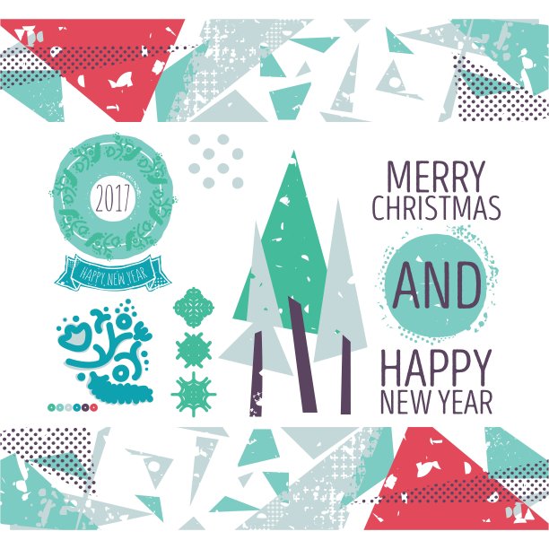 以圣诞为主题，新年快乐图片下载