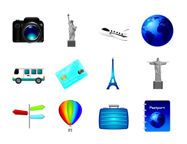 旅游的图标图片下载
