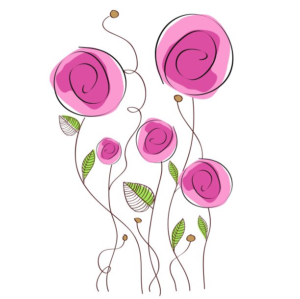 精致的碎花背景图片下载